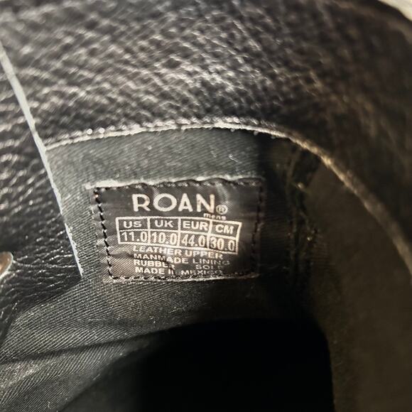 Roan by Bed Stu Men's Boot with Zip Size 11 Black Barcelona Rust - Picture 2 of 16